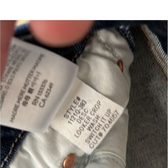 MOTHER The Looker Crop Jeans  Switch it up size 28 NWT $248 - Picture 7 of 8